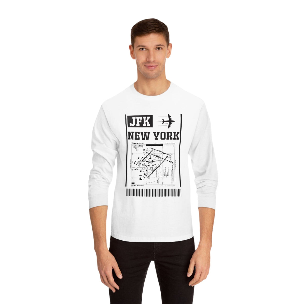 NEW YORK – Trendy Design, Premium Long Sleeve Tee