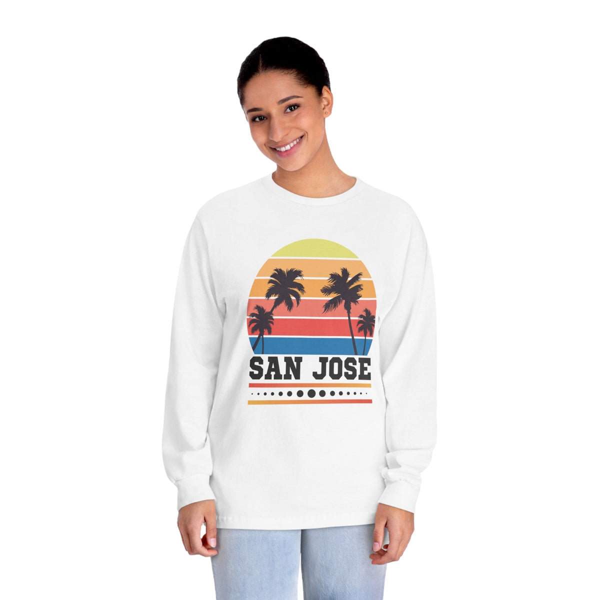 SAN JOSE – Trendy Design, Premium Long Sleeve Tee