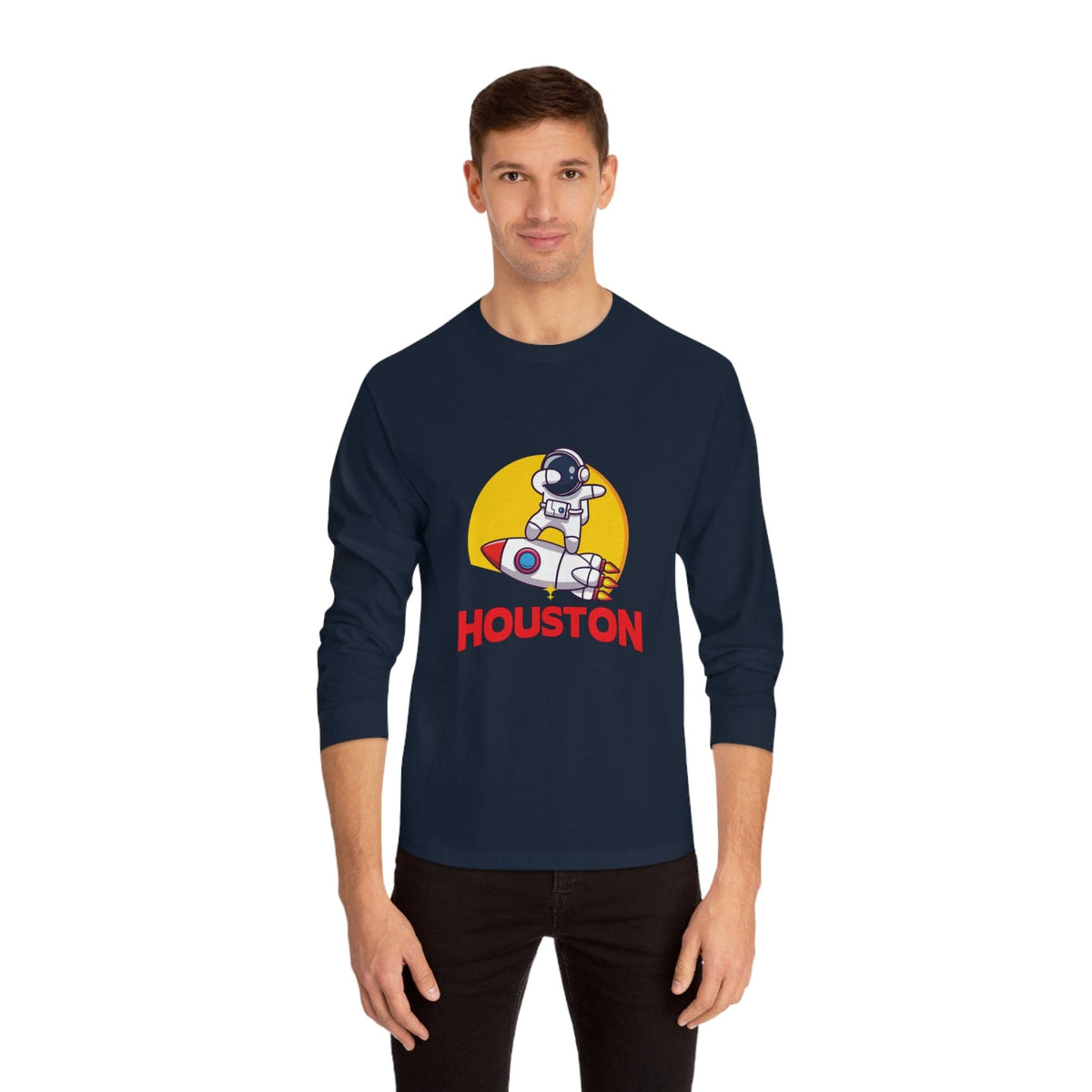 HOUSTON – Trendy Design, Premium Long Sleeve Tee