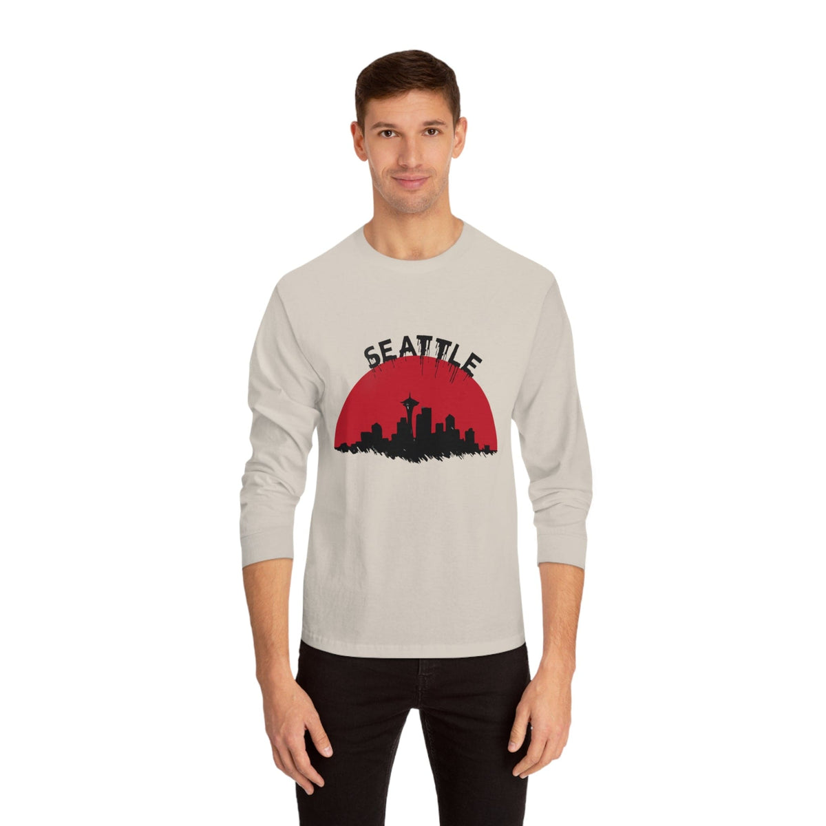 SEATTLE – Trendy Design, Premium Long Sleeve Tee