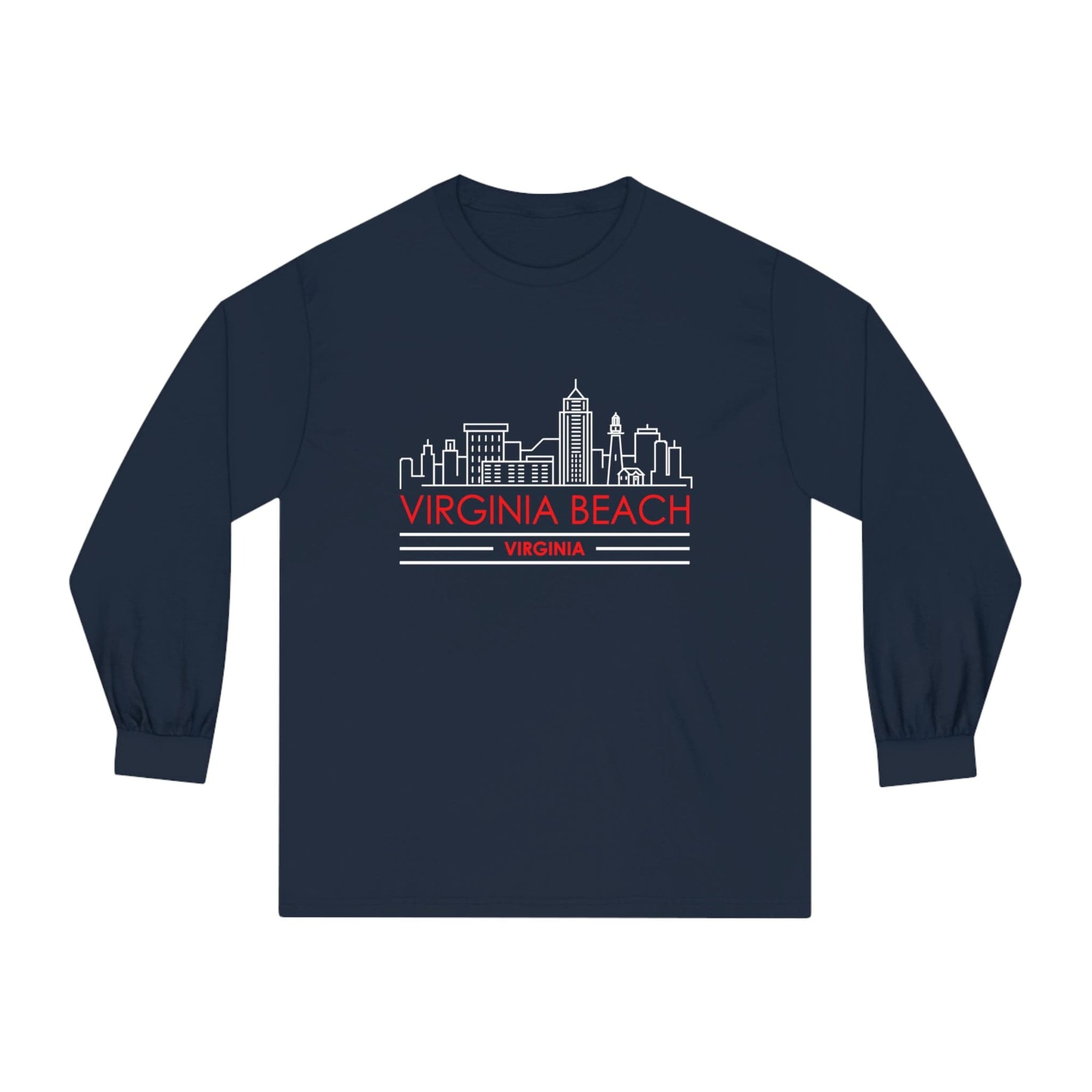 VIRGINIA BEACH – Trendy Design, Premium Long Sleeve Tee