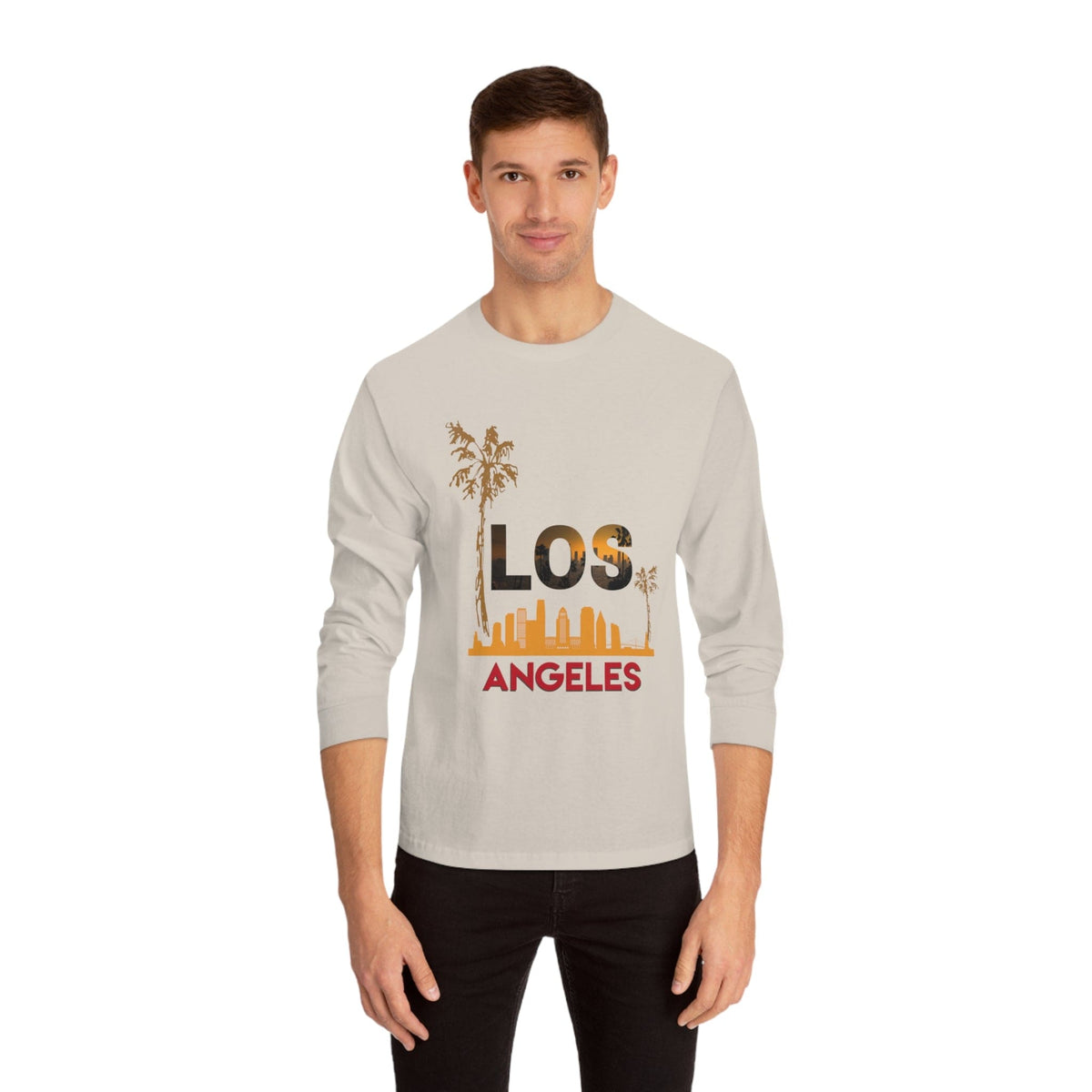 LOS ANGELES – Trendy Design, Premium Long Sleeve Tee