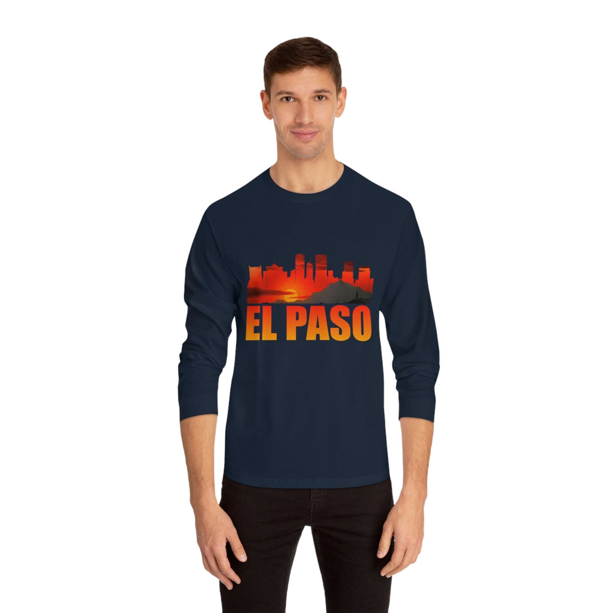 EL PASO – Trendy Design, Premium Long Sleeve Tee