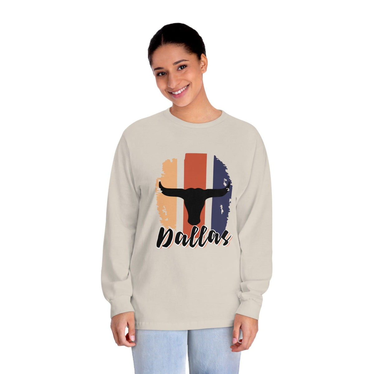 DALLAS – Trendy Design, Premium Long Sleeve Tee