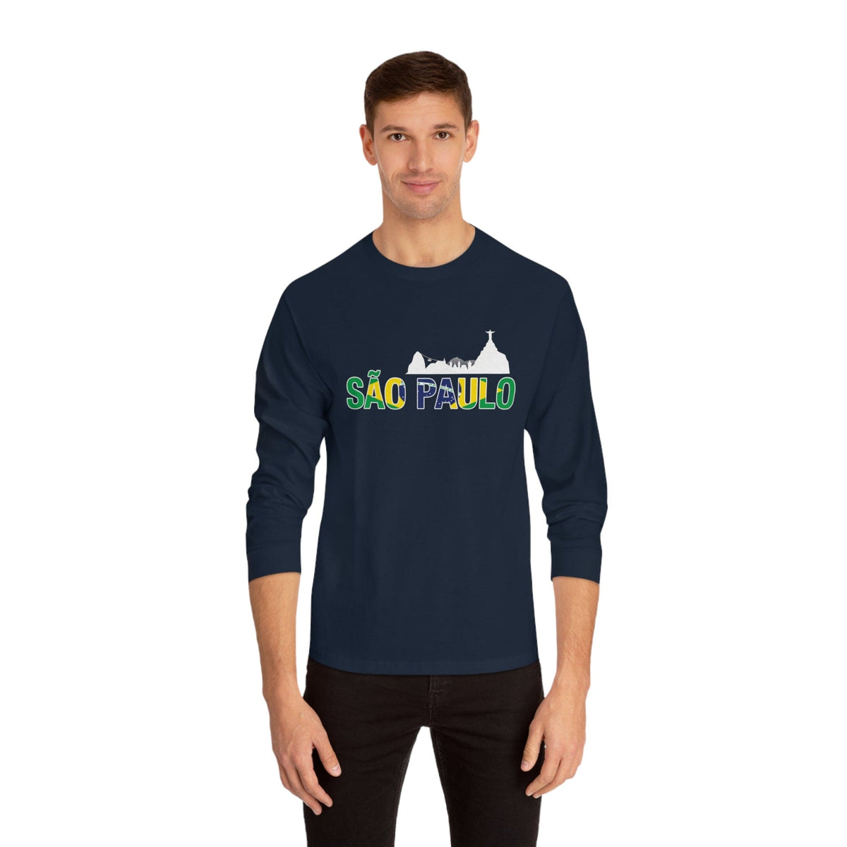 SAO PAULO – Trendy Design, Premium Long Sleeve Tee
