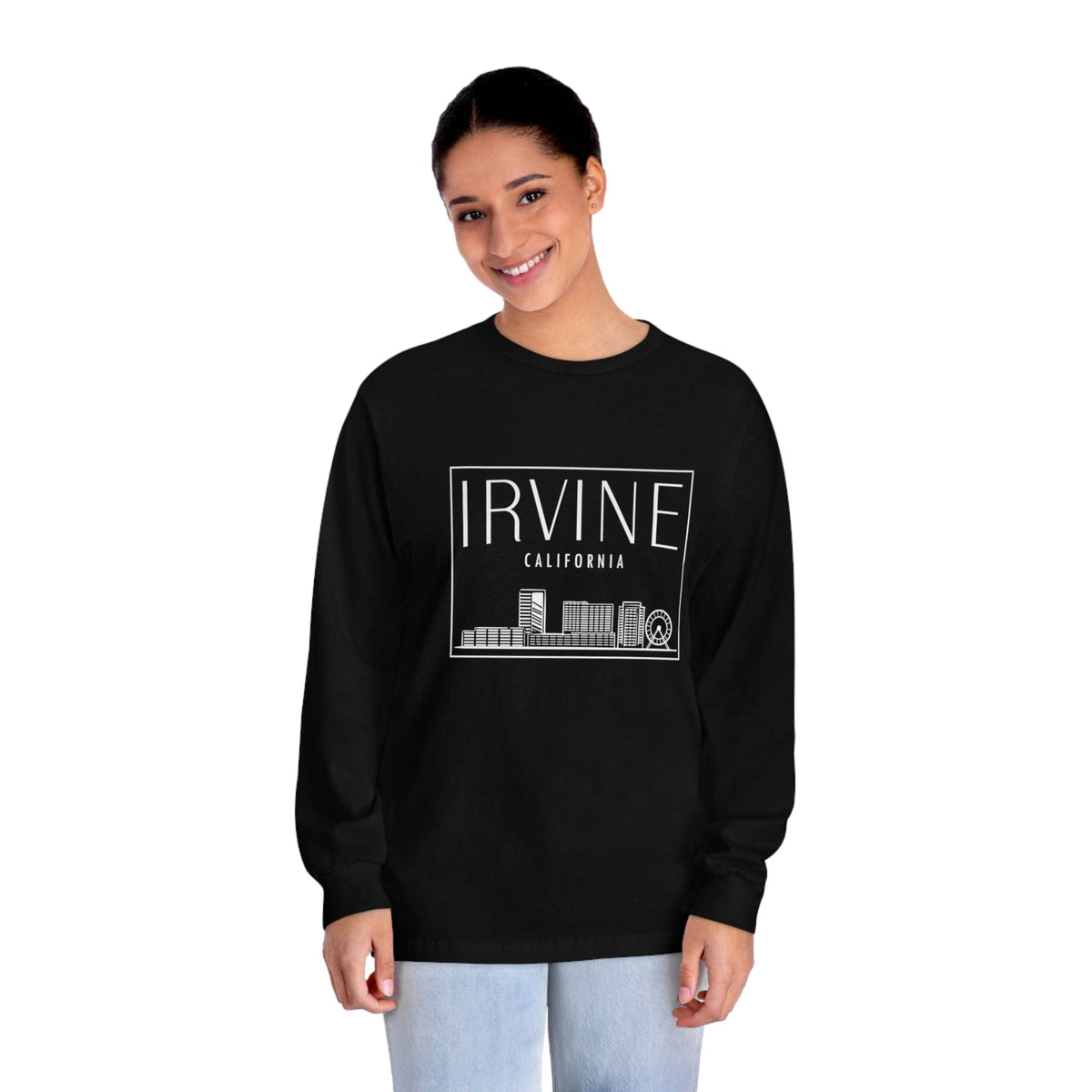 IRVINE – Trendy Design, Premium Long Sleeve Tee