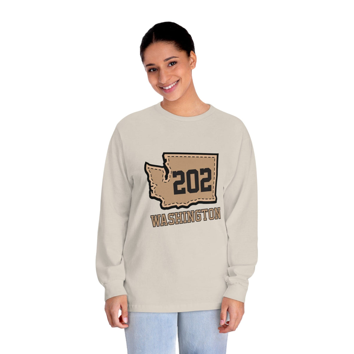 WASHINGTON – Trendy Design, Premium Long Sleeve Tee