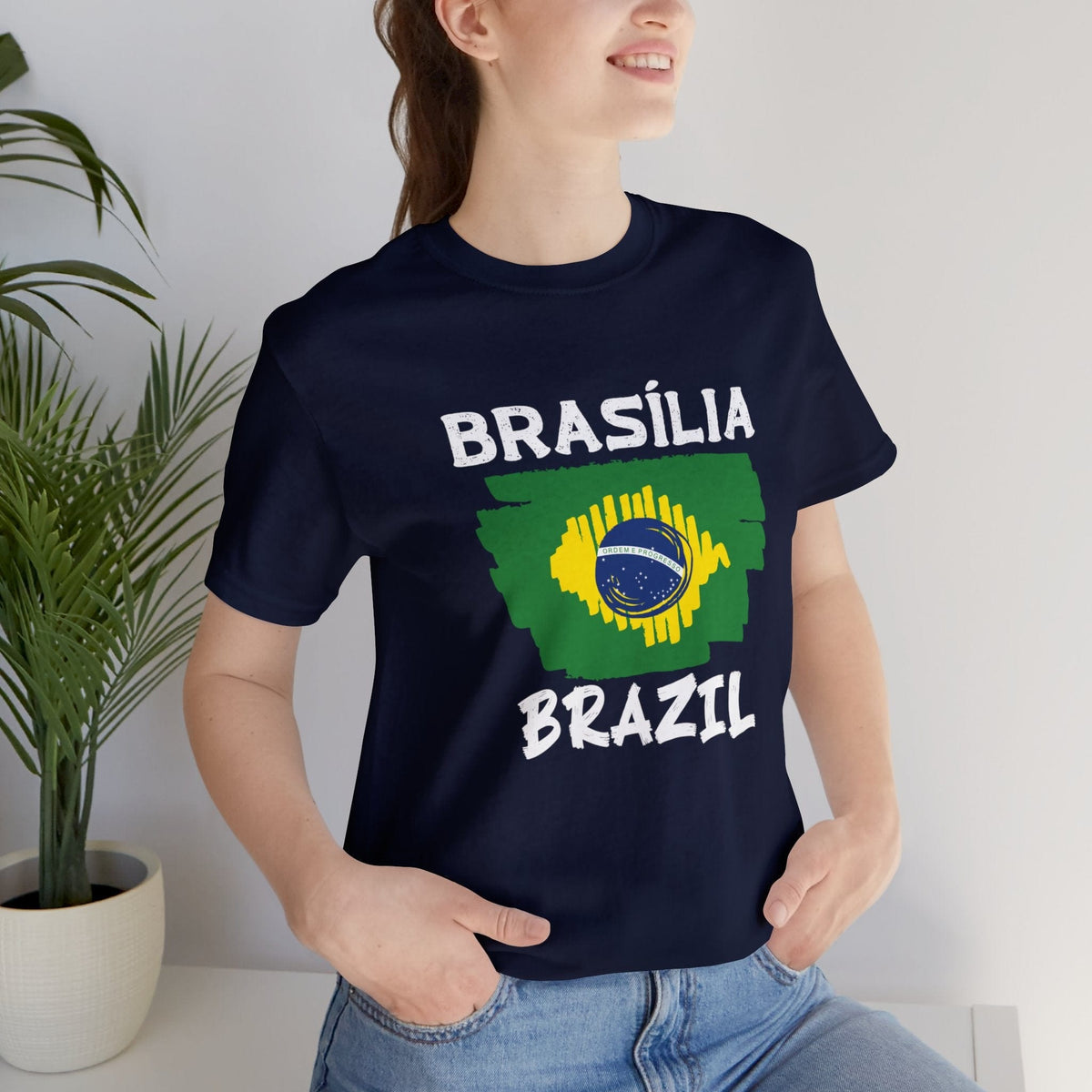 Brushstroke Brasília - Short Sleeve Tee