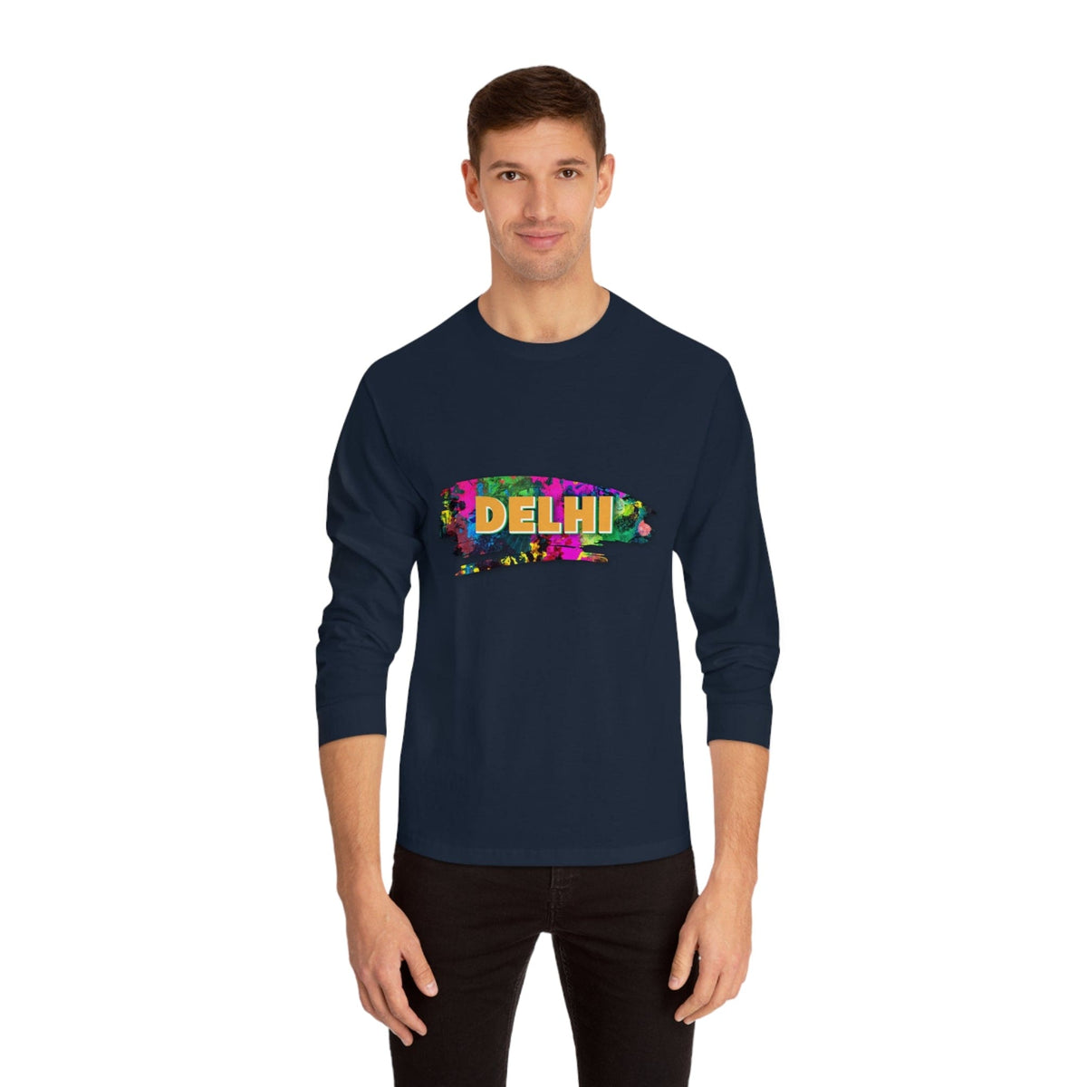 DELHI – Trendy Design, Premium Long Sleeve Tee