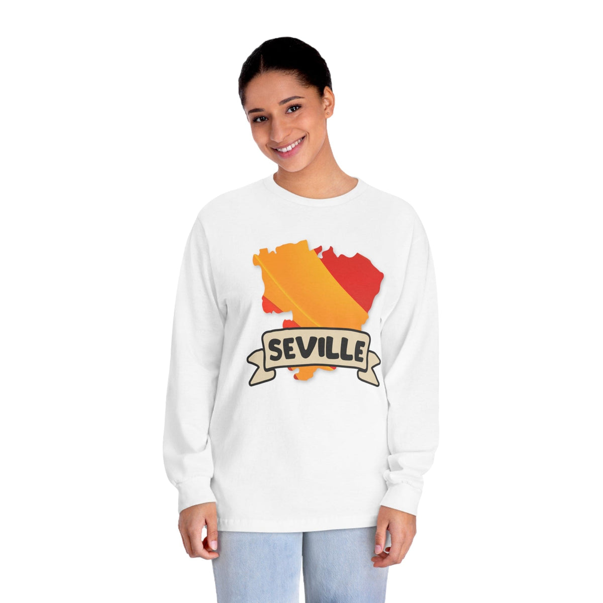 SEVILLE – Trendy Design, Premium Long Sleeve Tee