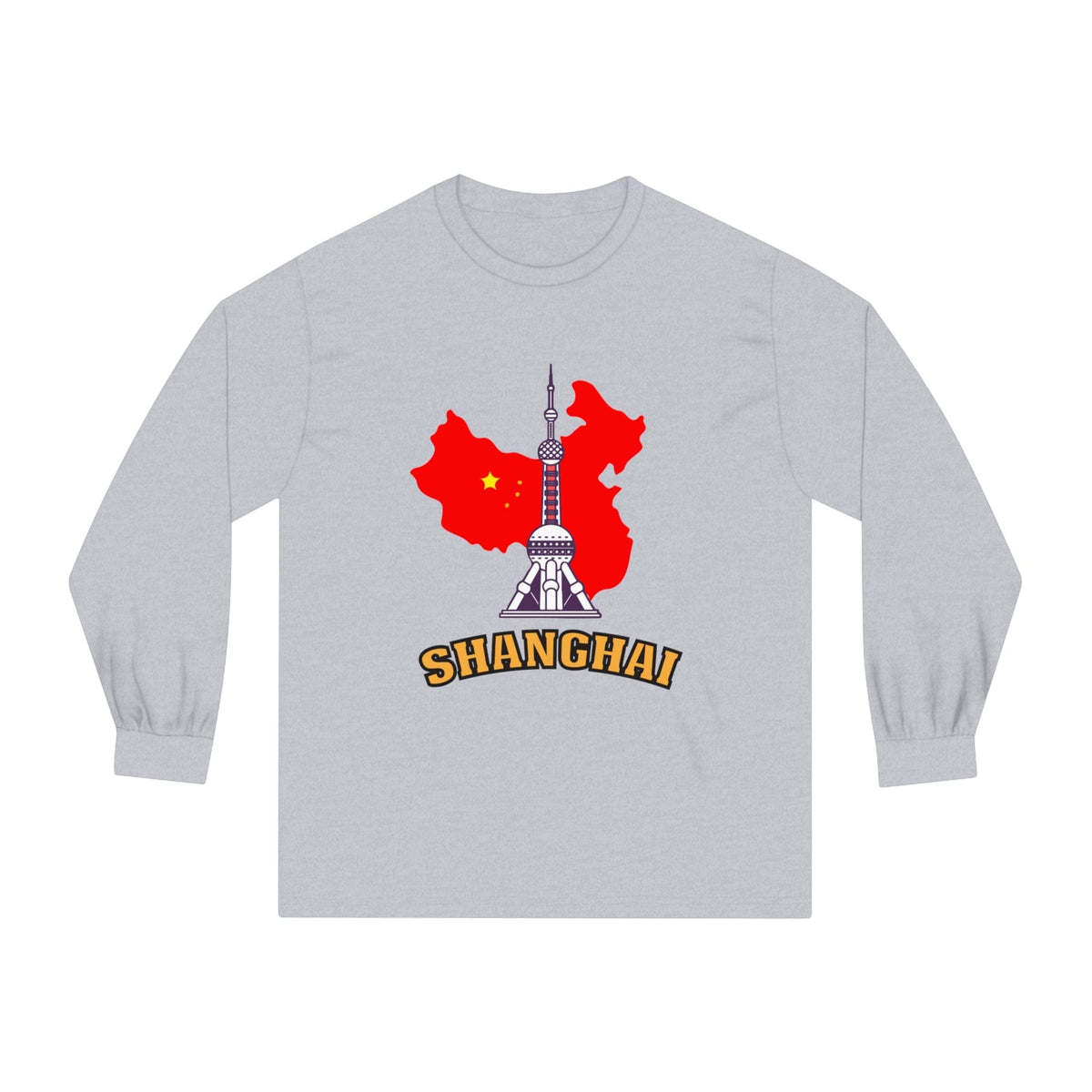 SHANGHAI – Trendy Design, Premium Long Sleeve Tee