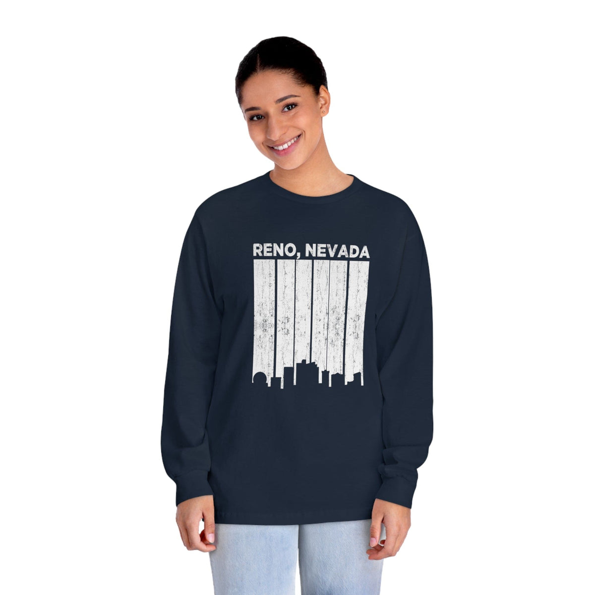 RENO – Trendy Design, Premium Long Sleeve Tee