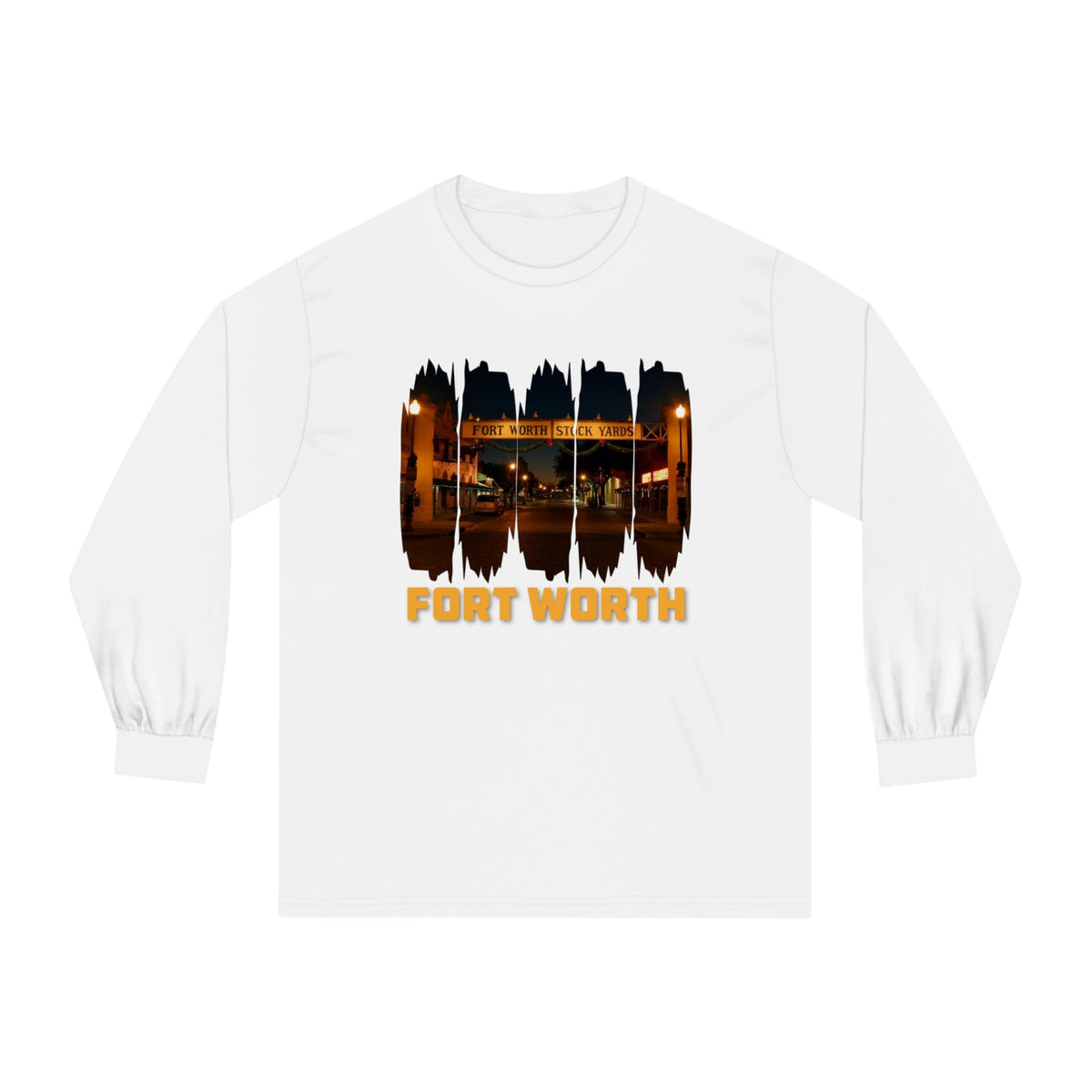 FORT WORTH – Trendy Design, Premium Long Sleeve Tee
