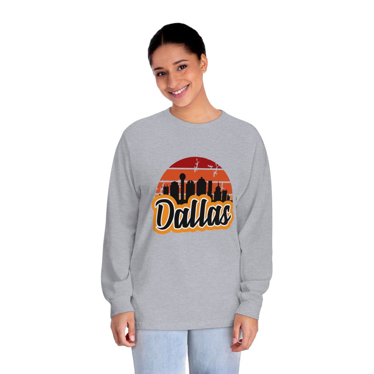 DALLAS – Trendy Design, Premium Long Sleeve Tee