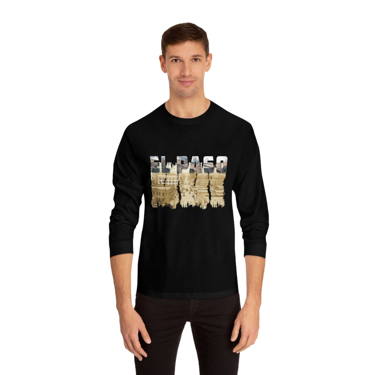 EL PASO – Trendy Design, Premium Long Sleeve Tee