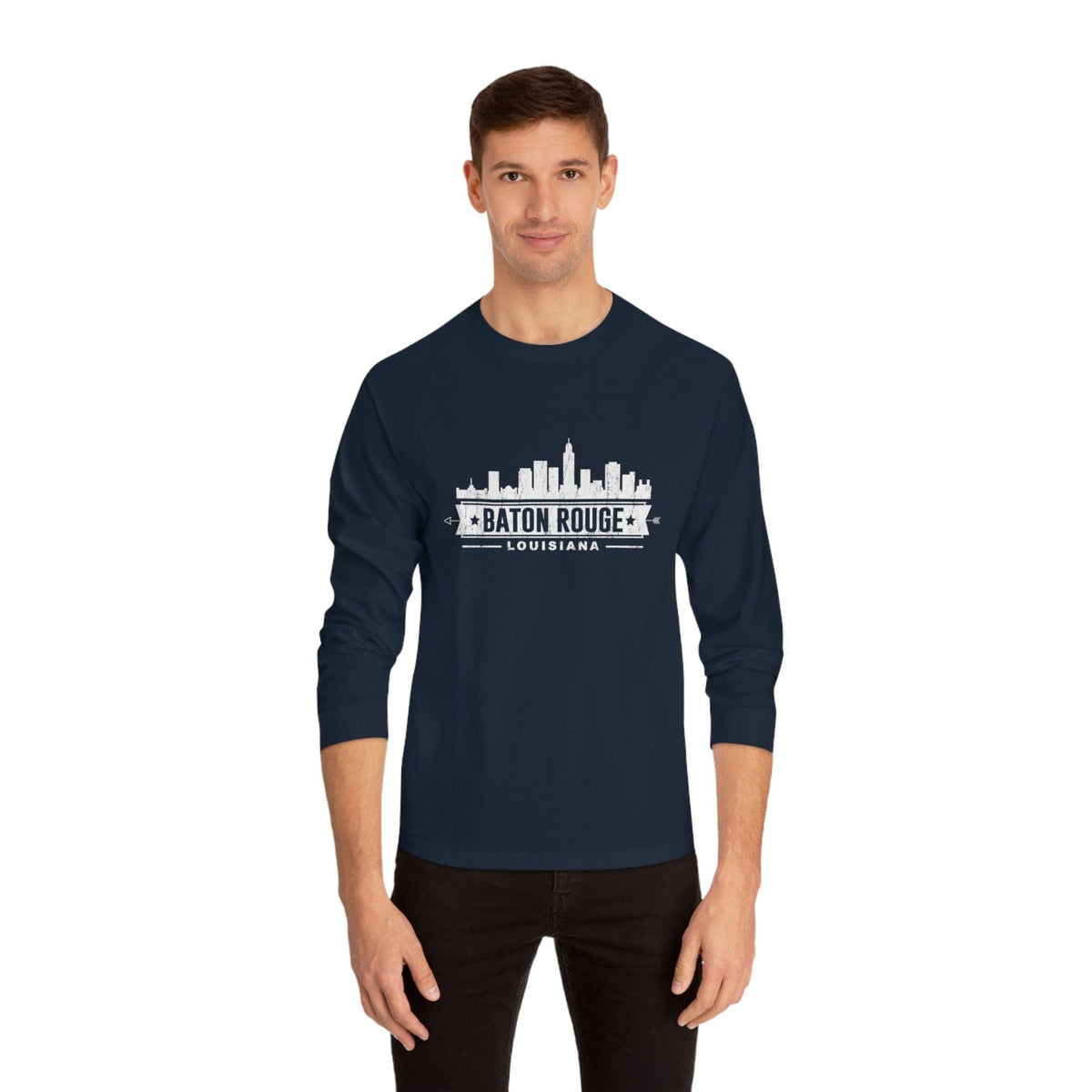 BATON ROUGE – Trendy Design, Premium Long Sleeve Tee