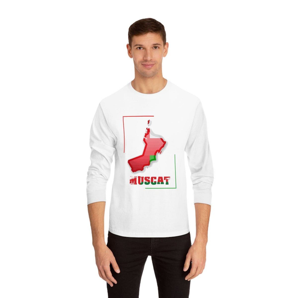 MUSCAT – Trendy Design, Premium Long Sleeve Tee