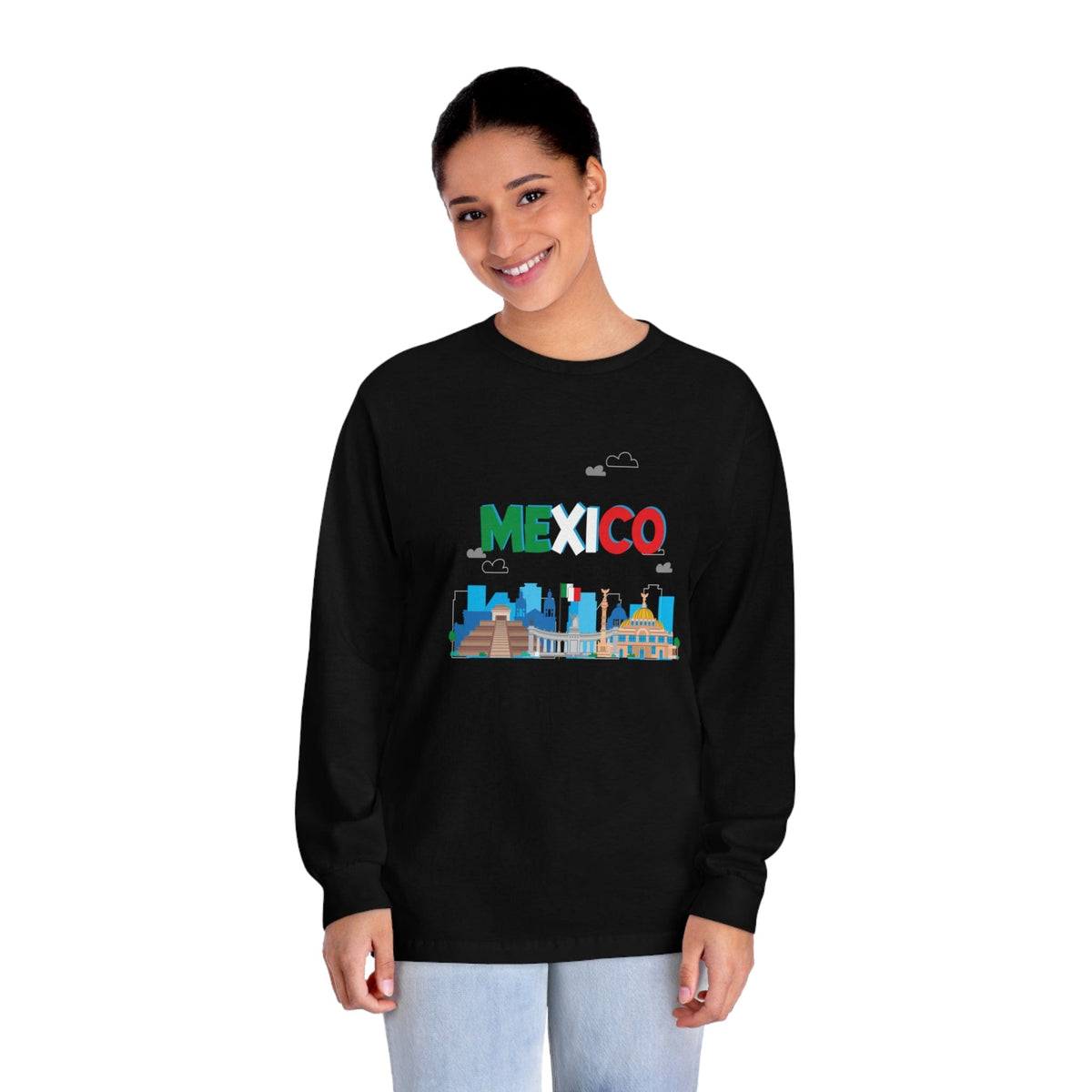MEXICO CITY – Trendy Design, Premium Long Sleeve Tee