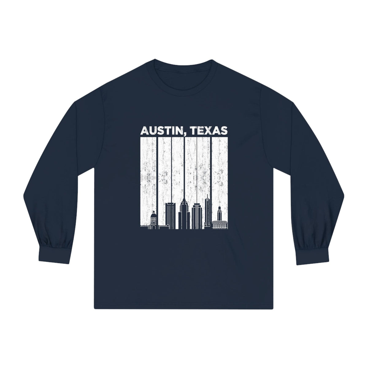 AUSTIN – Trendy Design, Premium Long Sleeve Tee