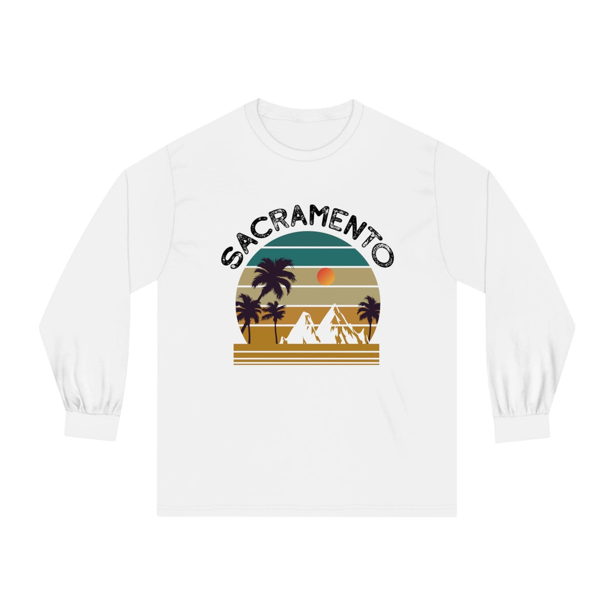 SACRAMENTO – Trendy Design, Premium Long Sleeve Tee