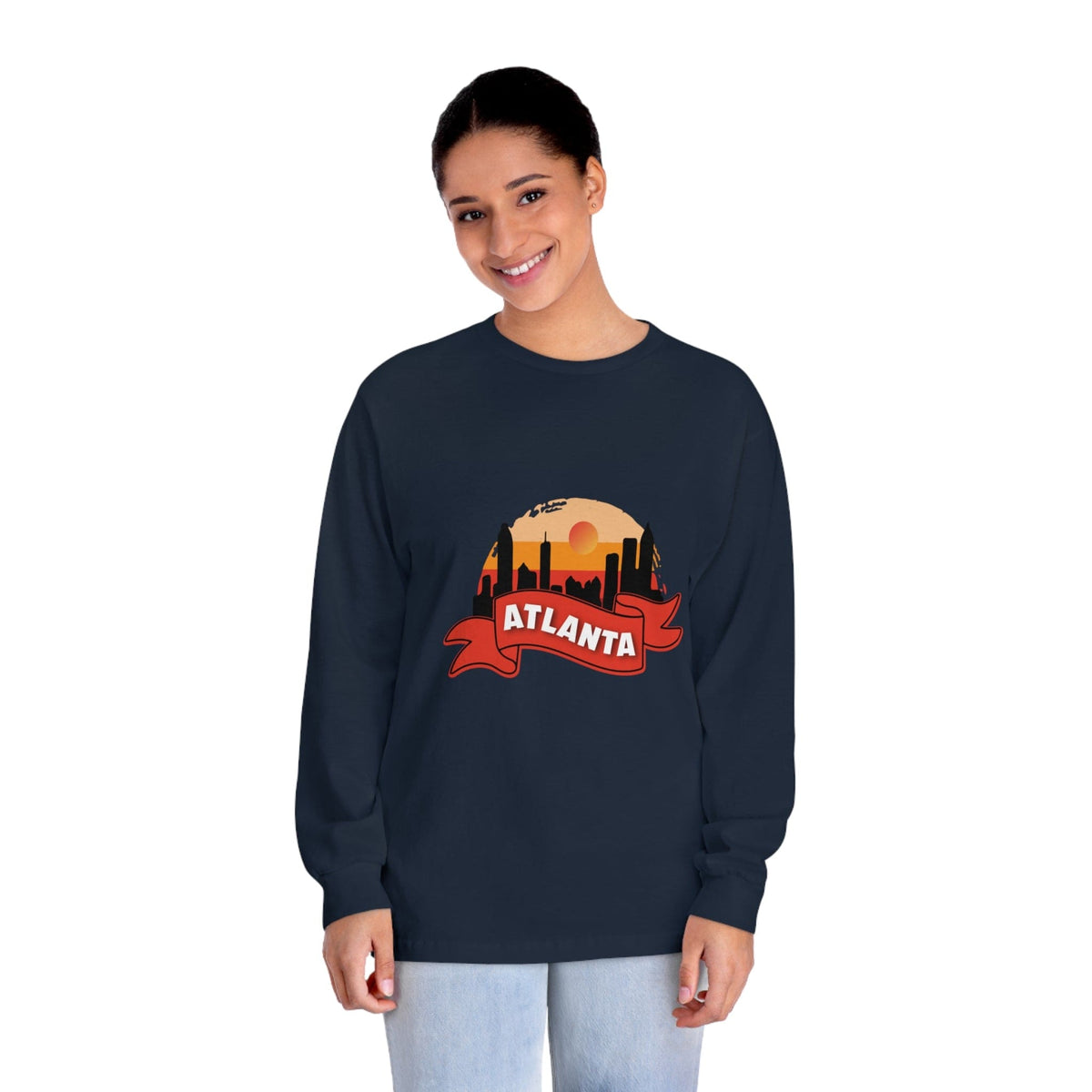 ATLANTA – Trendy Design, Premium Long Sleeve Tee