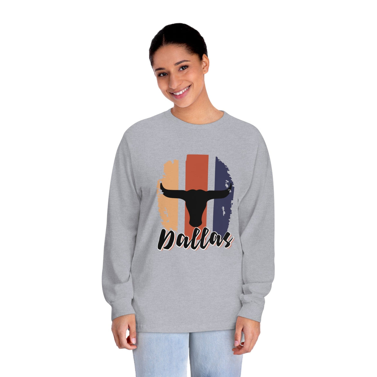 DALLAS – Trendy Design, Premium Long Sleeve Tee