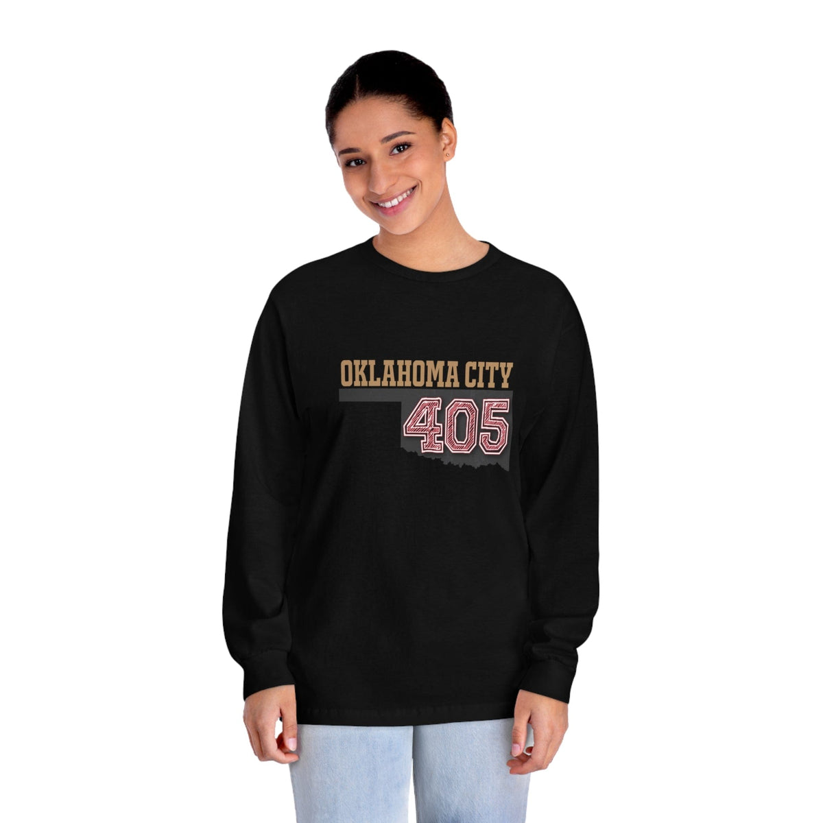 OKLAHOMA CITY – Trendy Design, Premium Long Sleeve Tee