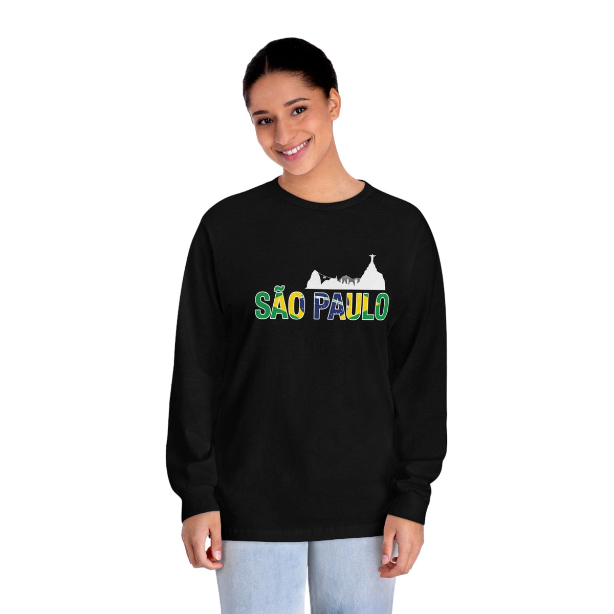 SAO PAULO – Trendy Design, Premium Long Sleeve Tee