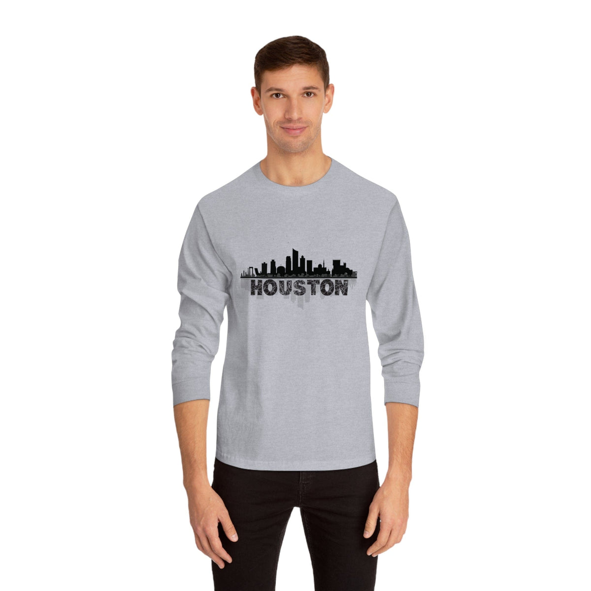 HOUSTON – Trendy Design, Premium Long Sleeve Tee