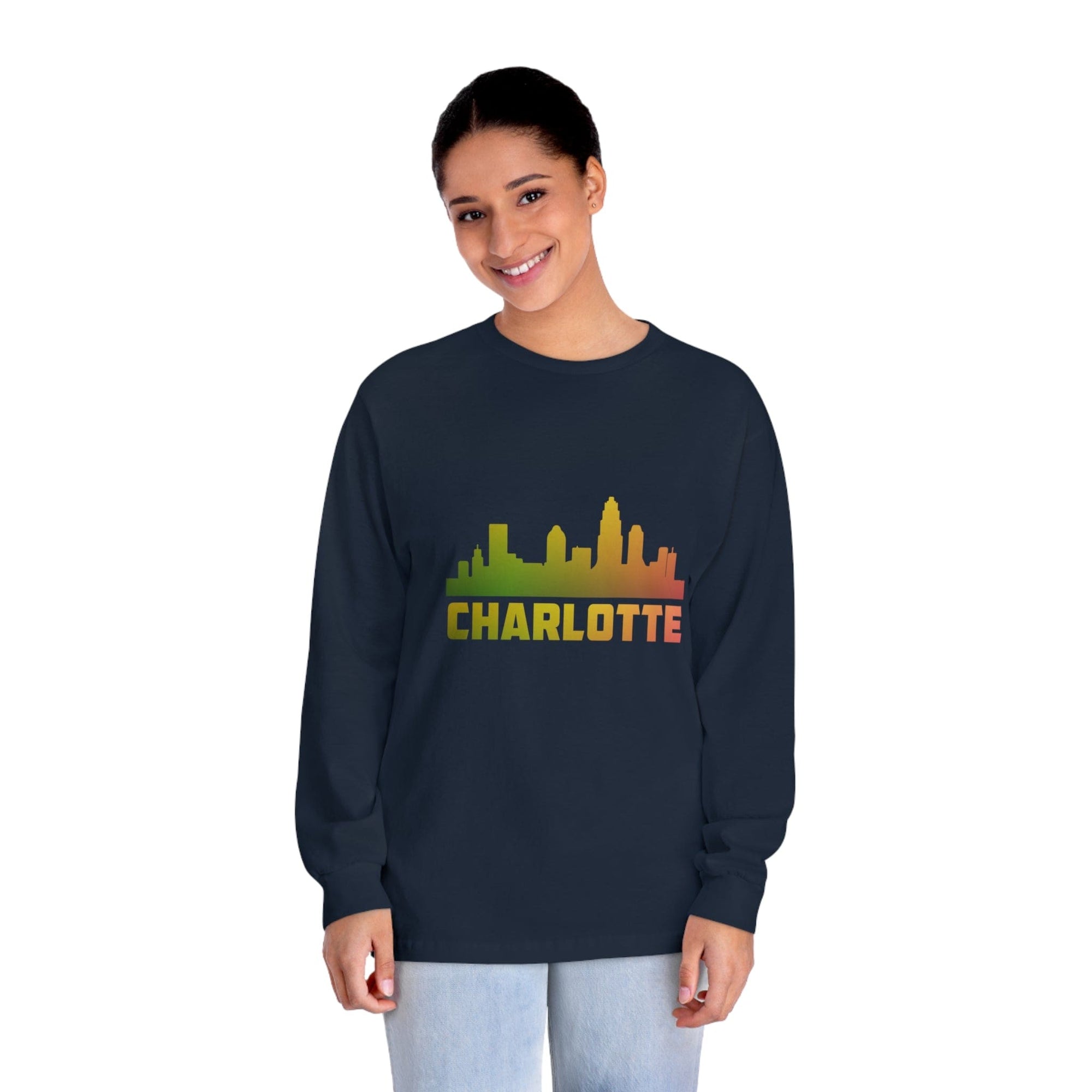 CHARLOTTE – Trendy Design, Premium Long Sleeve Tee