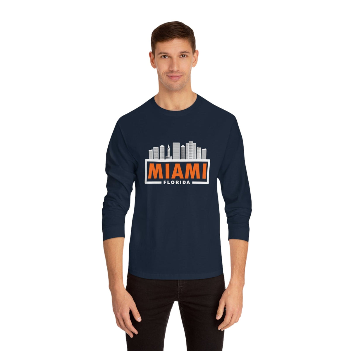 MIAMI – Trendy Design, Premium Long Sleeve Tee