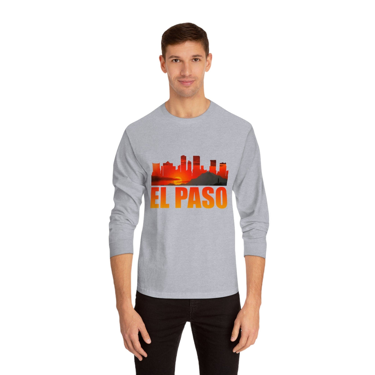 EL PASO – Trendy Design, Premium Long Sleeve Tee