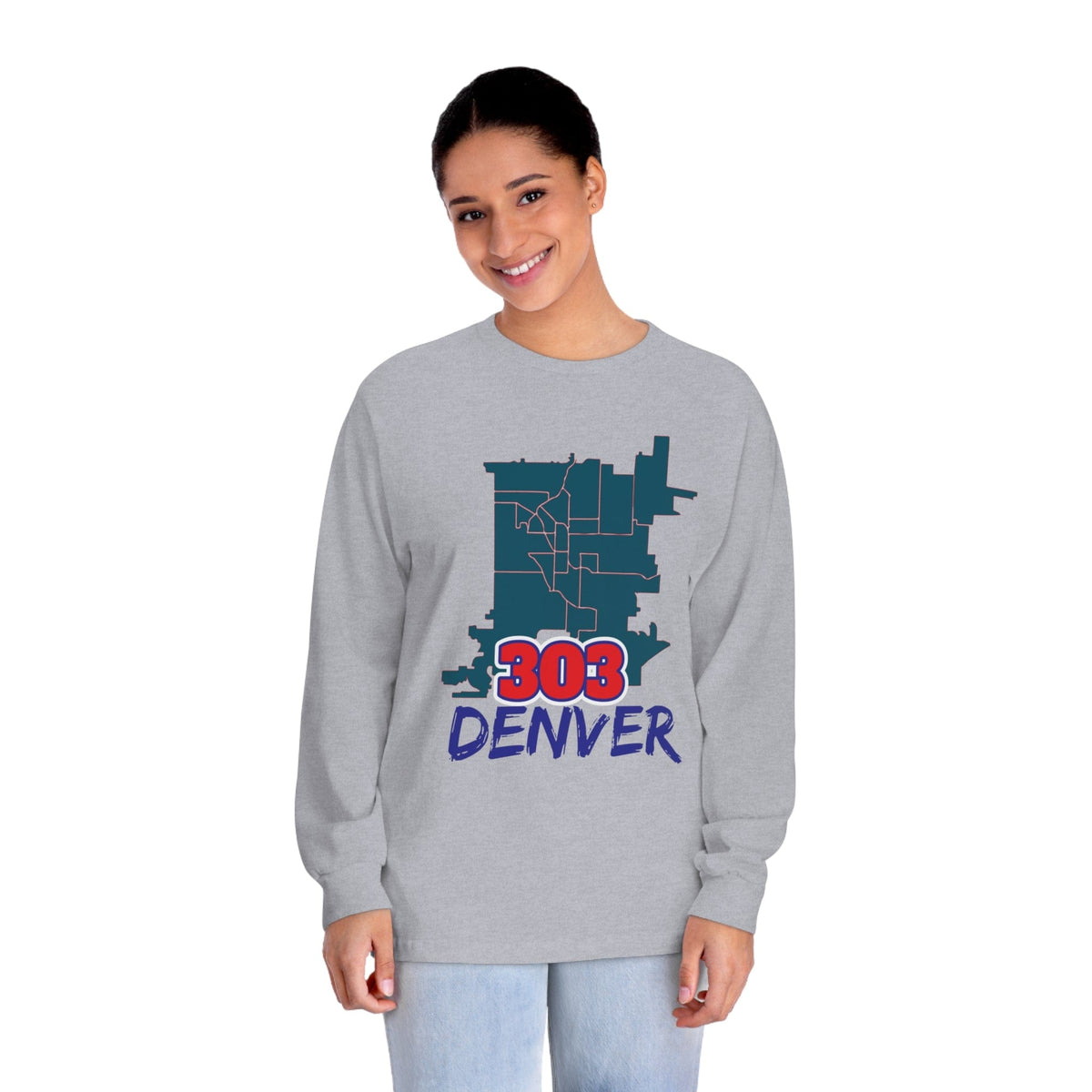 DENVER – Trendy Design, Premium Long Sleeve Tee