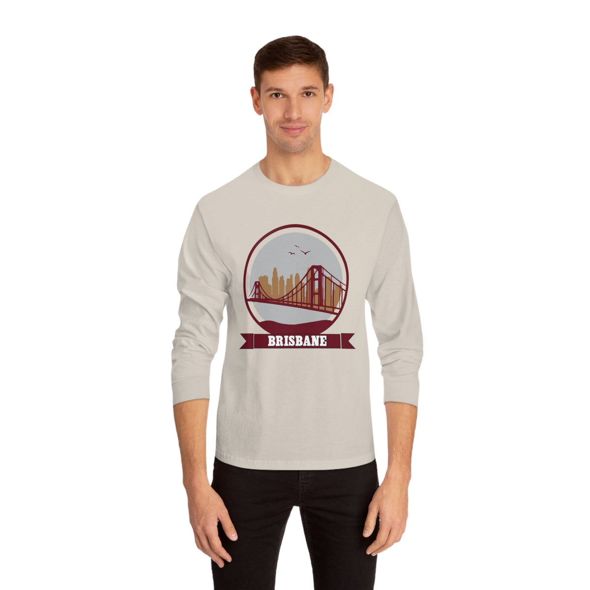 BRISBANE – Trendy Design, Premium Long Sleeve Tee
