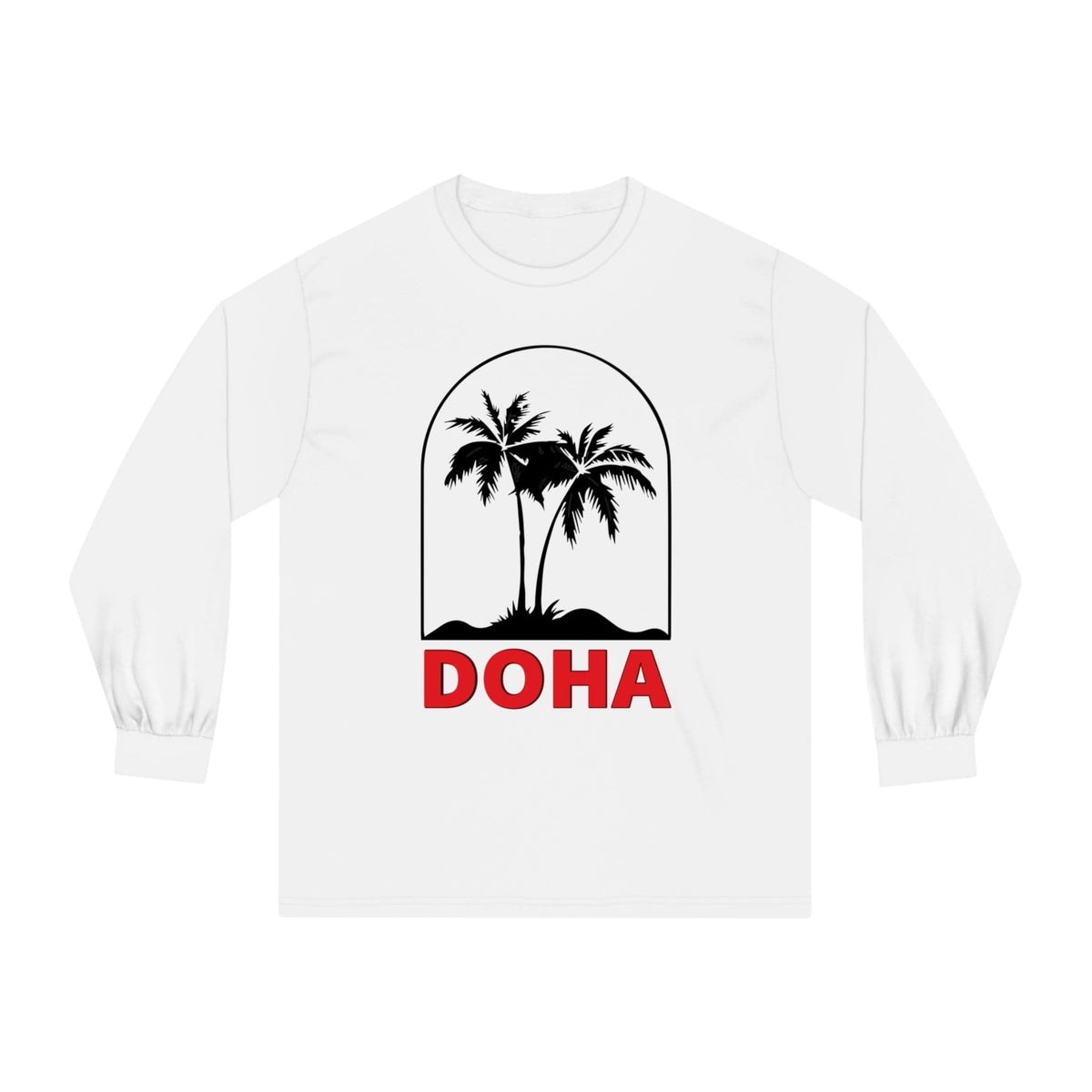 DOHA – Trendy Design, Premium Long Sleeve Tee