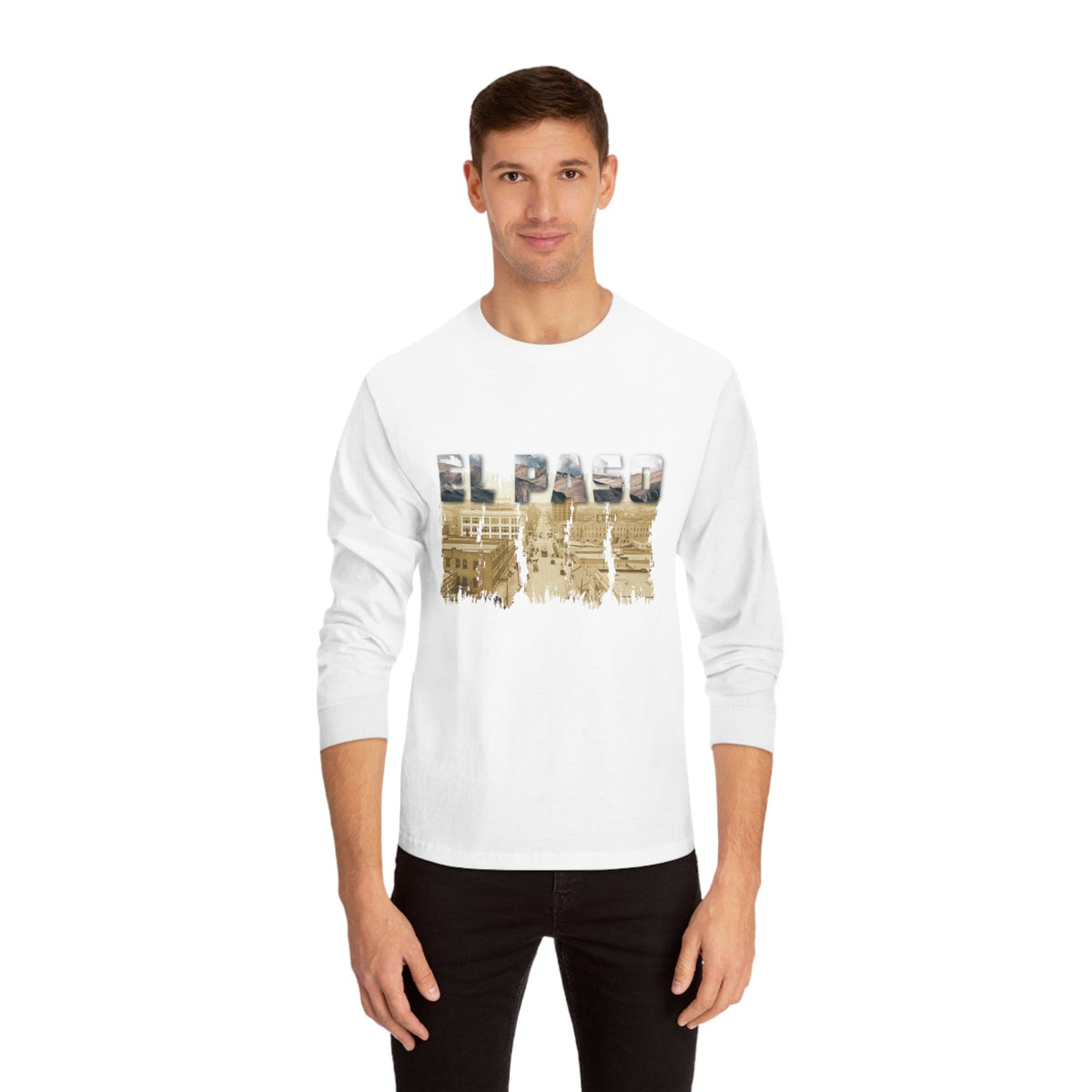 EL PASO – Trendy Design, Premium Long Sleeve Tee