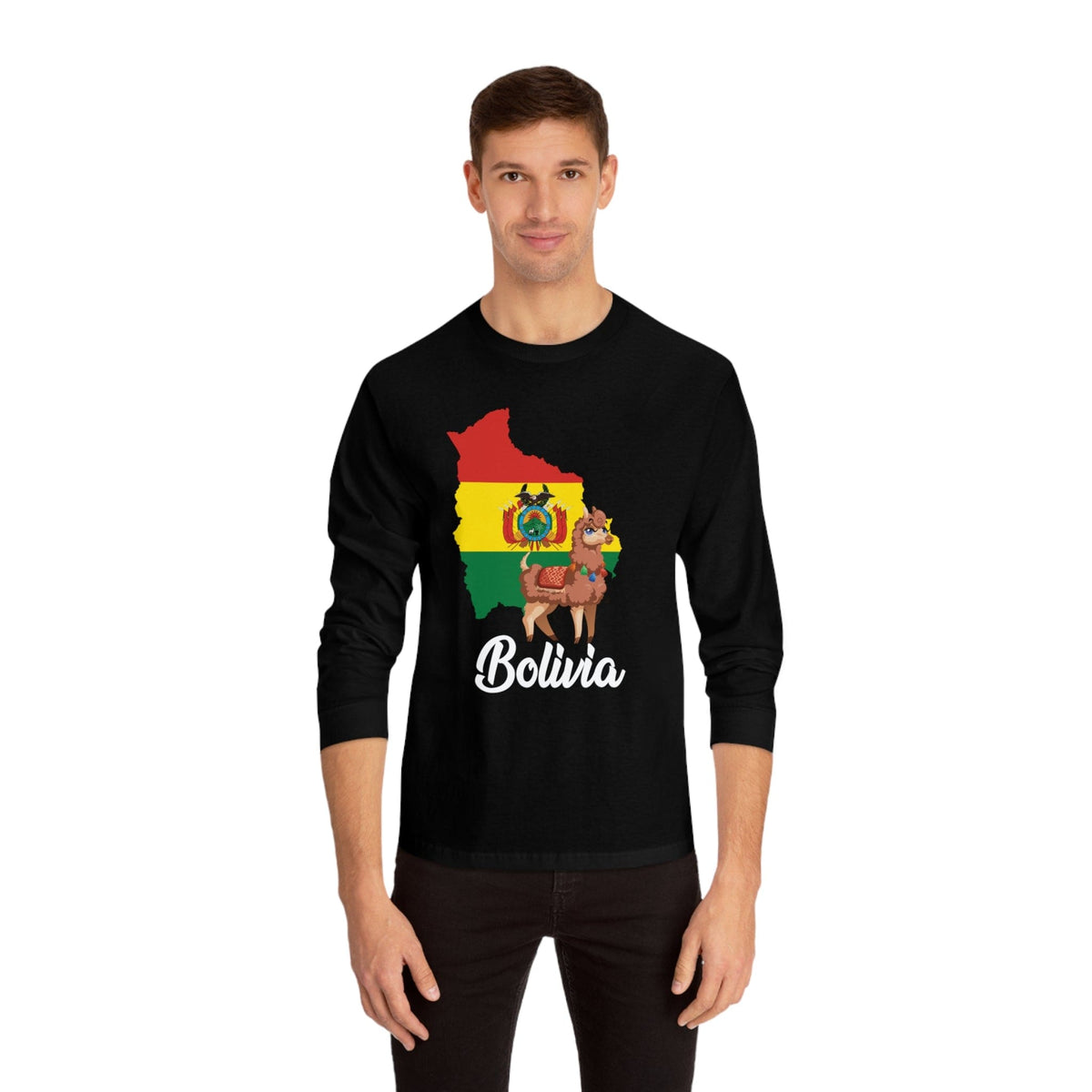 BOLIVIA – Trendy Design, Premium Long Sleeve Tee