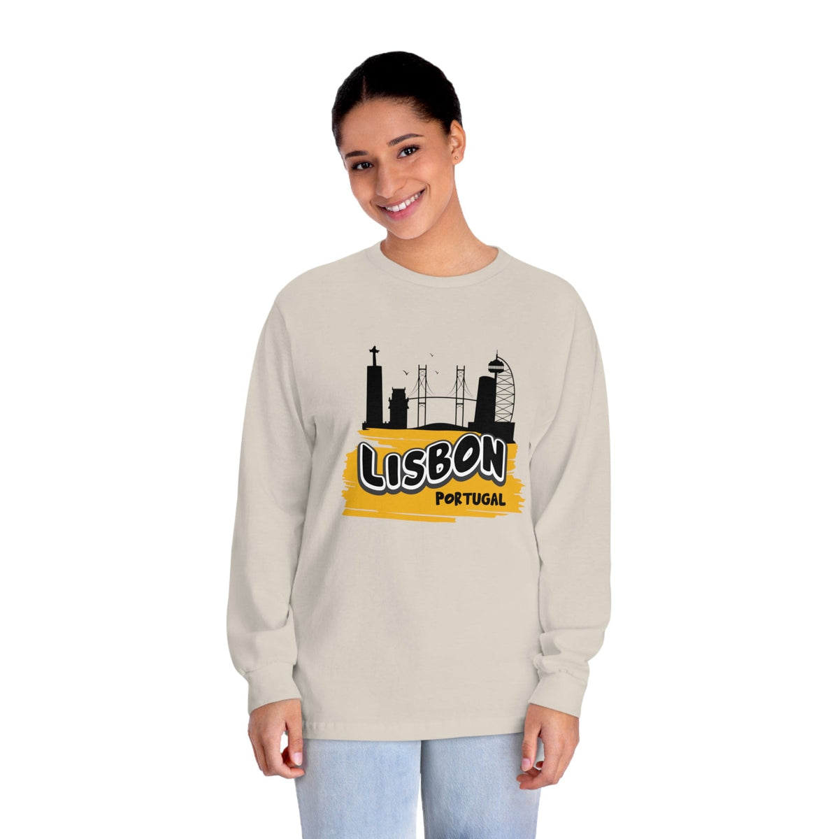 LISBON – Trendy Design, Premium Long Sleeve Tee