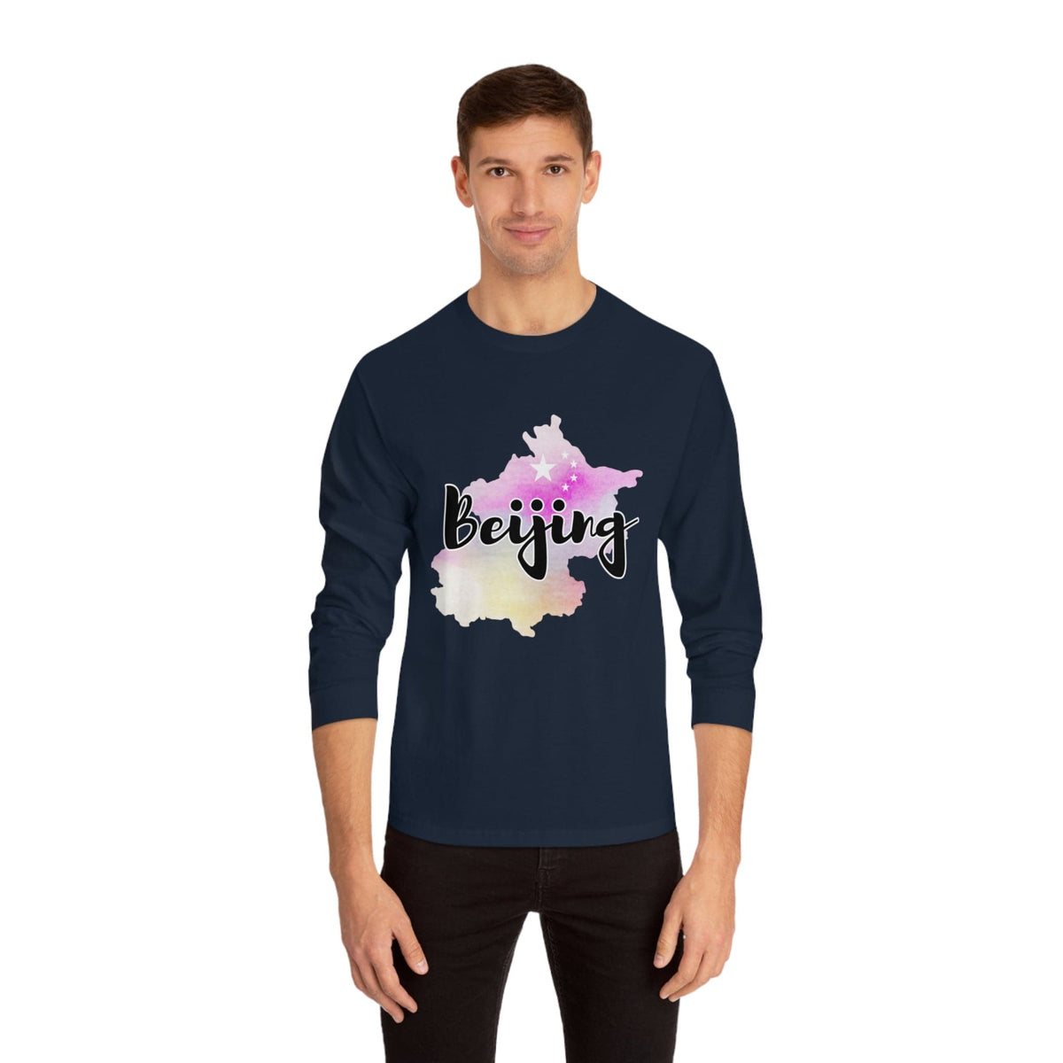 BEIJING – Trendy Design, Premium Long Sleeve Tee
