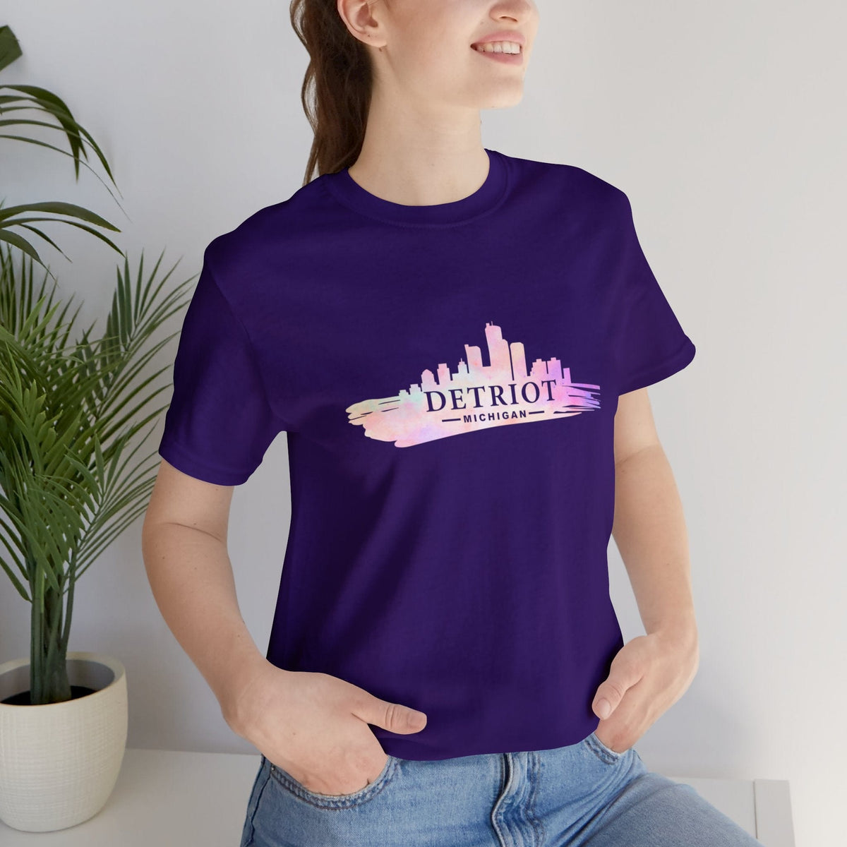 Detroit Skyline - Short Sleeve Tee