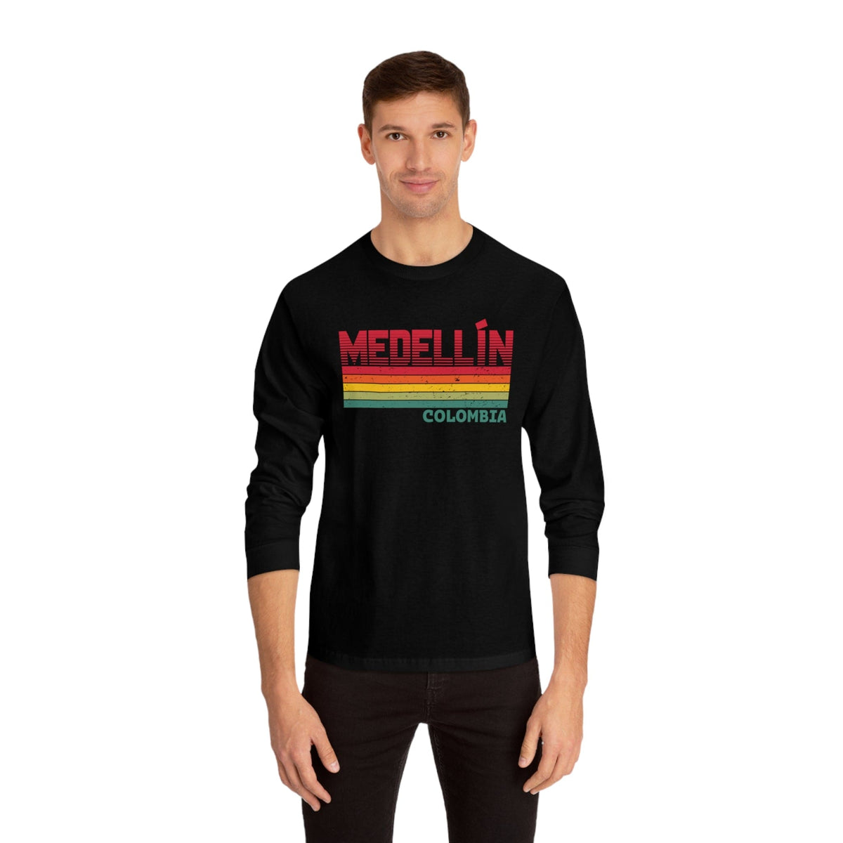 MEDELLIN – Trendy Design, Premium Long Sleeve Tee