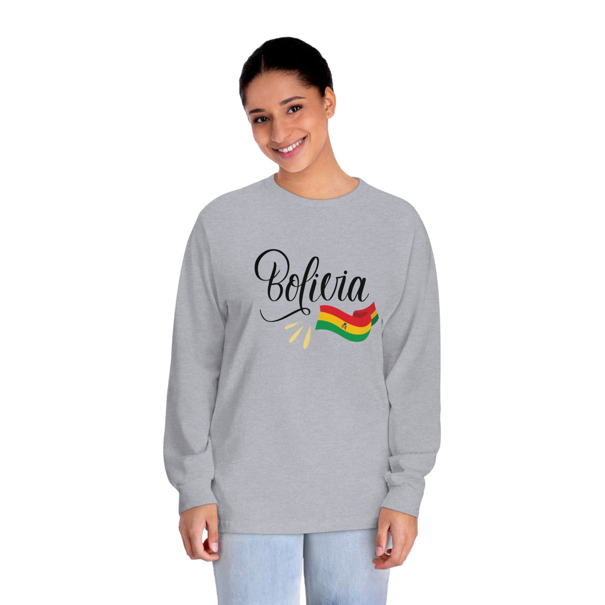BOLIVIA – Trendy Design, Premium Long Sleeve Tee