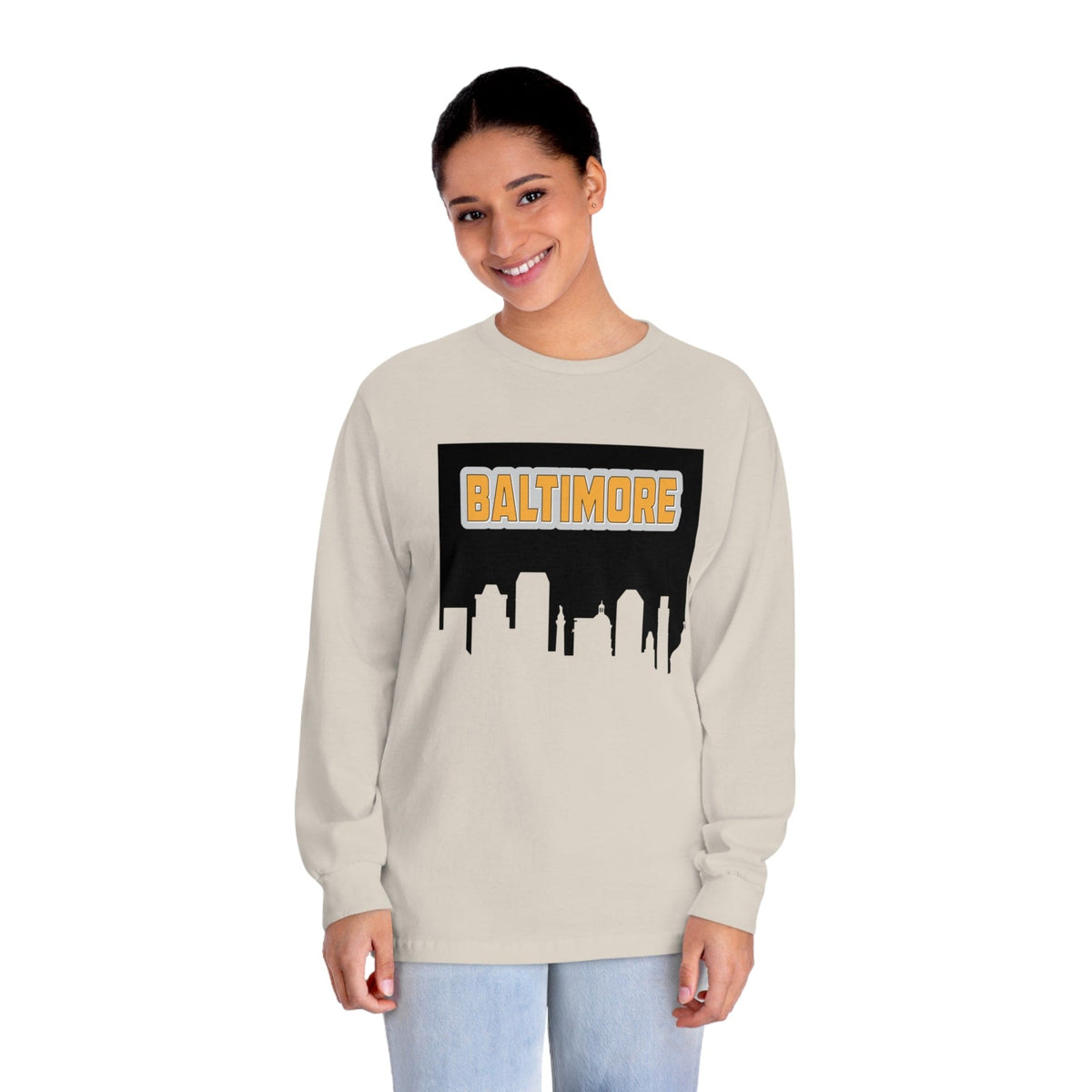 BALTIMORE – Trendy Design, Premium Long Sleeve Tee