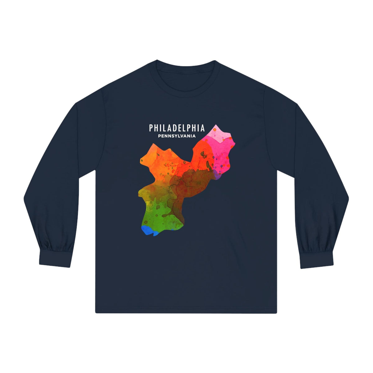 PHILADELPHIA – Trendy Design, Premium Long Sleeve Tee