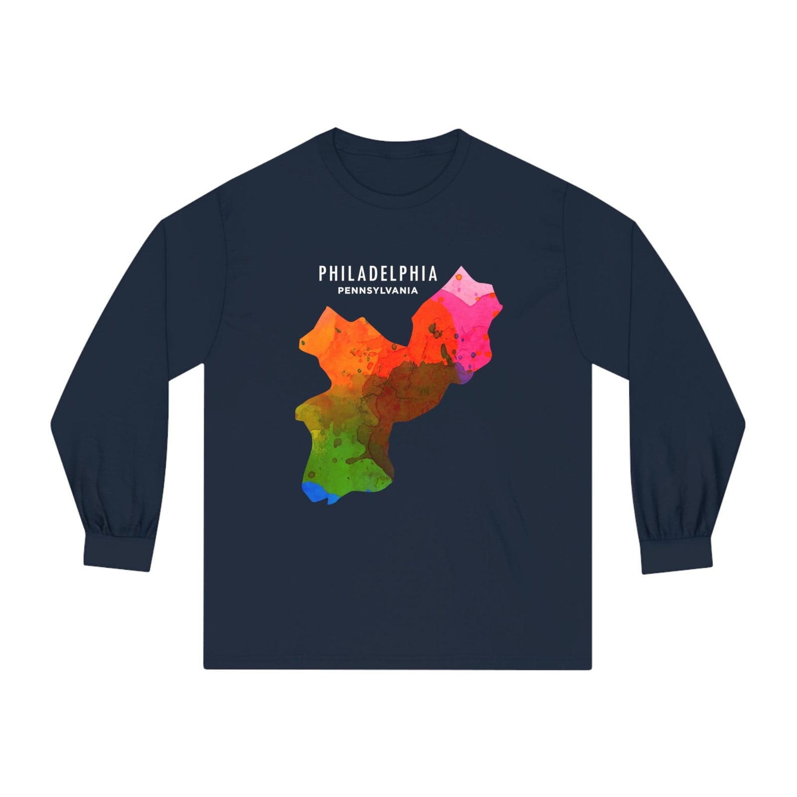 PHILADELPHIA – Trendy Design, Premium Long Sleeve Tee