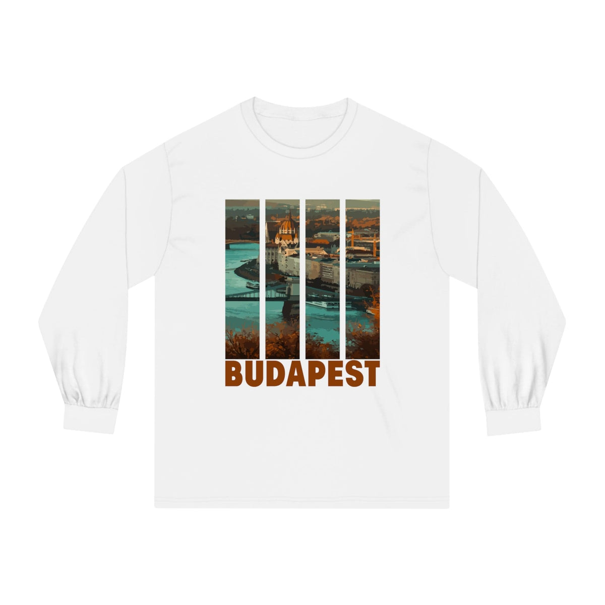 BUDAPEST – Trendy Design, Premium Long Sleeve Tee
