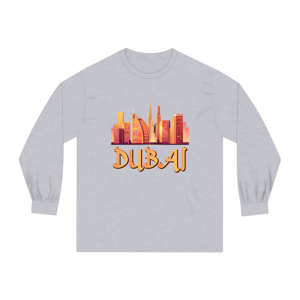 DUBAI – Trendy Design, Premium Long Sleeve Tee