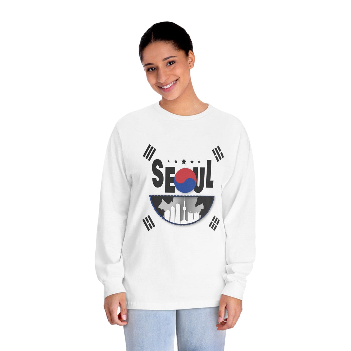SEOUL – Trendy Design, Premium Long Sleeve Tee