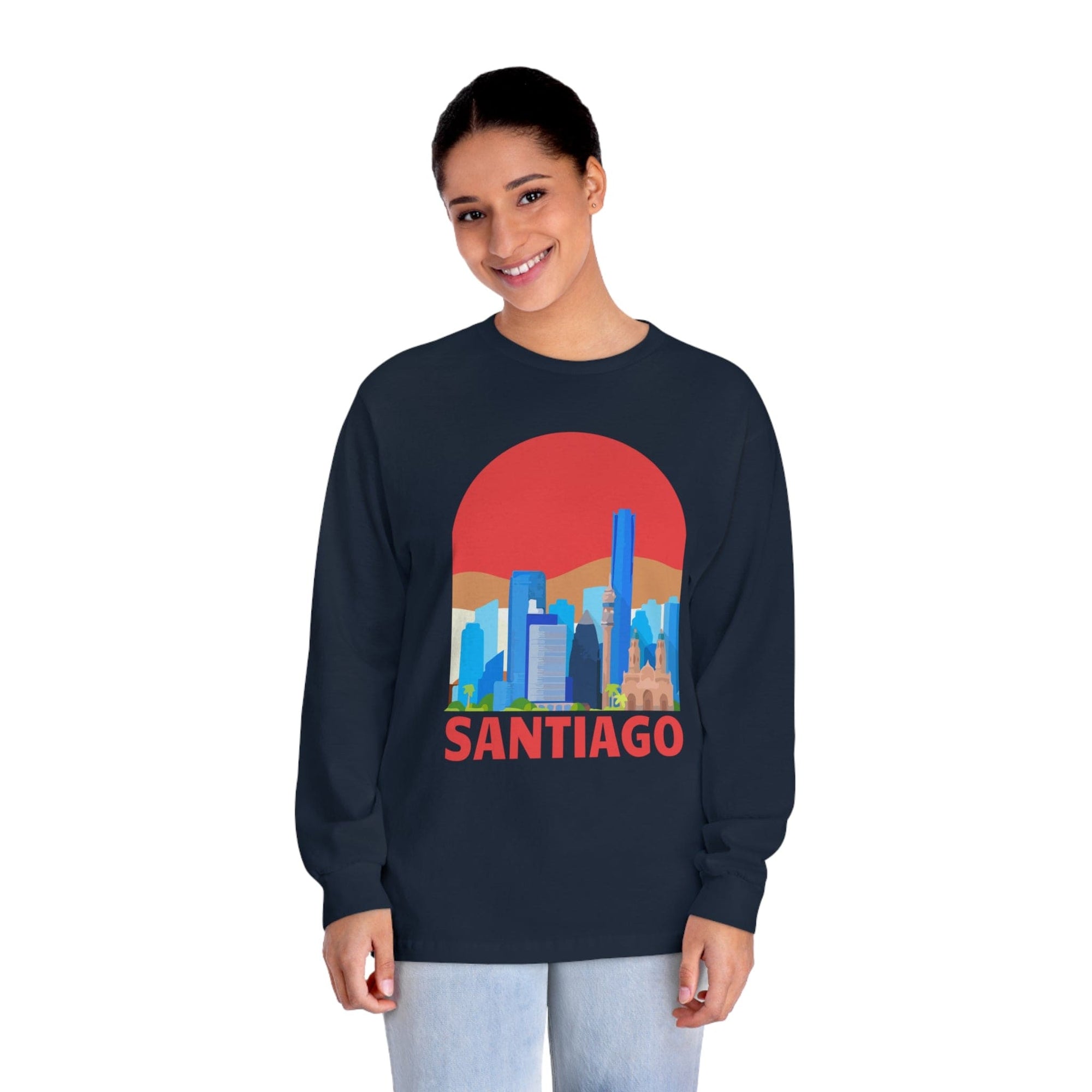 SANTIAGO – Trendy Design, Premium Long Sleeve Tee