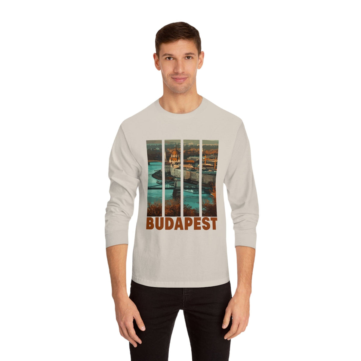 BUDAPEST – Trendy Design, Premium Long Sleeve Tee